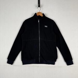 Abercrombie & Fitch Sweatshirt‎ Teddy Youth Size 15/16 Fleece Jacket Black Zip